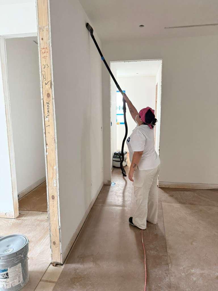 Residential interior wall finishing